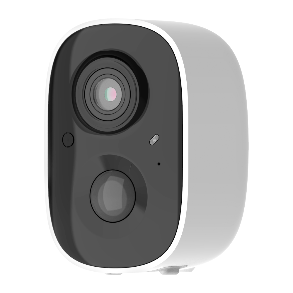 (CG6) VicoHome Extérieur 3Mpx Wi-Fi alimenté par batterie - Capteur PIR / Détection intelligente (cloud) - Lumière de dissuasion / Batterie 5200 mAh - Objectif 3.3mm 110°/ IR7m/ LED blanche - Audio bidirectionnel / Emplacement SD - App VicoHome et Cloud / Alexa