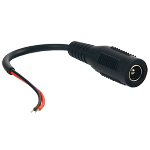 [CON-DCF] (CON-DCF) Câble Rouge/noir parallèle - 400 mm de longueur - Terminaux positif/négatif - Connecteur femelle standard - Terminaux pour vis - Permet alimentation directe