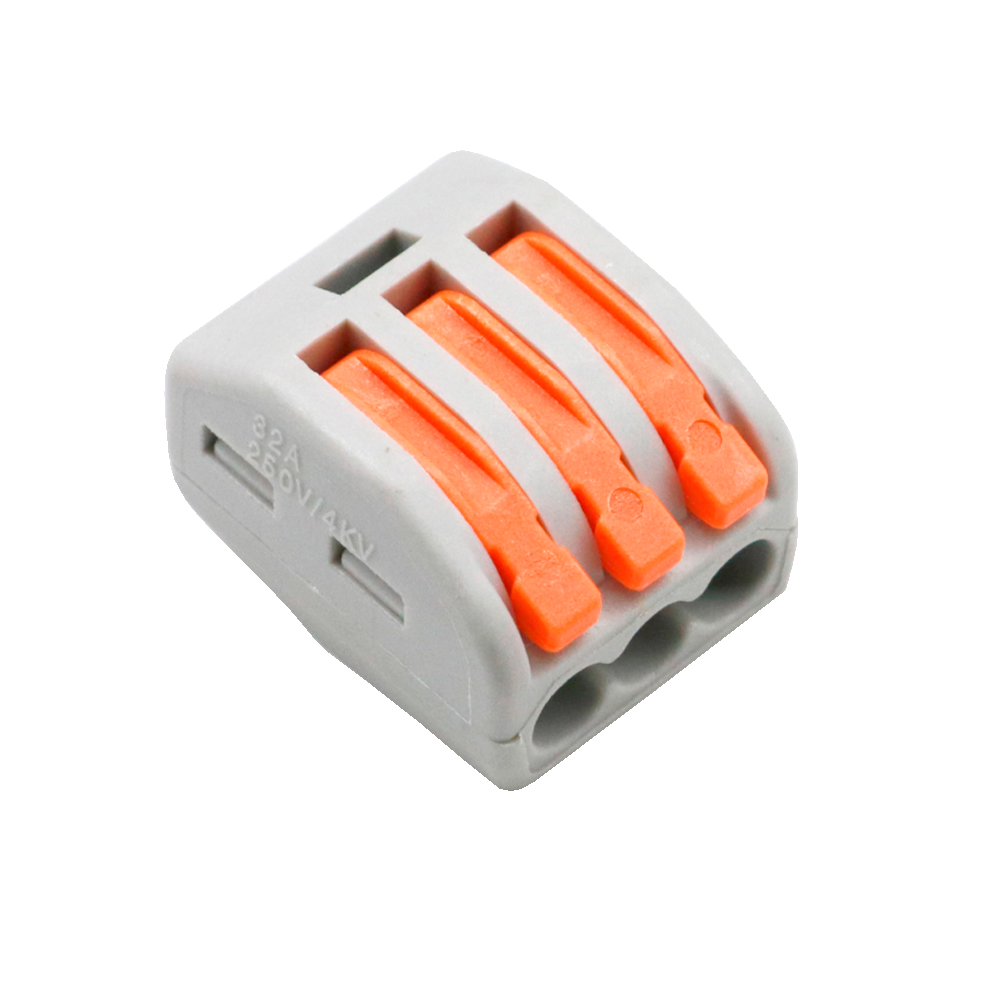 [CON-FAST-12] (CON-FAST-12) Safire -  Connecteur de câble - 1 Entrées et 2 Sorties  - Calibre de câble 28 ~ 12AWG - Section 0.08 m²~ 4 mm² - 10 unités