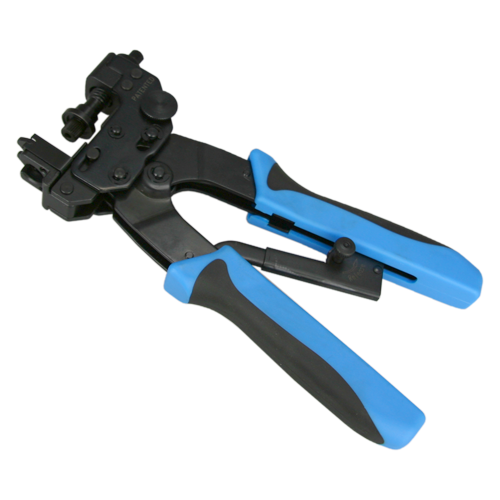 [CON115-CRIM] (CON115-CRIM) Pince à sertir - Connecteurs à Compression - Valable pour connecteurs "F", BNC ou RCA - Câble RG59, RG6 - Facile à utiliser, rapide - Compatible avec CON115