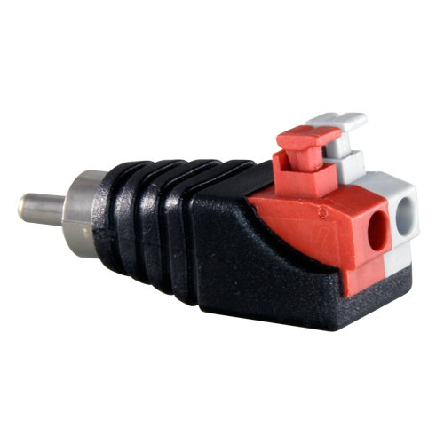 (CON295A) Safire - Connecteur RCA mâle , connexion facile - Sortie +/ de 2 terminaux - 36 mm (Pr) - 13 mm (L) - 5 g