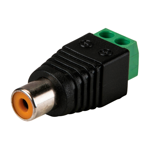 (CON296) Connecteur - RCA femelle - Sortie +/ de 2 terminaux - 36 mm (Pr) - 13 mm (L) - 7 g