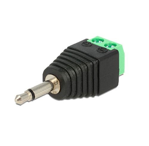 [CON297] (CON297) Connecteur - Jack 3.5 mm Mono - Sortie +/ de 2 terminaux - 41 mm (Pr) - 14 mm (L) - 5 g