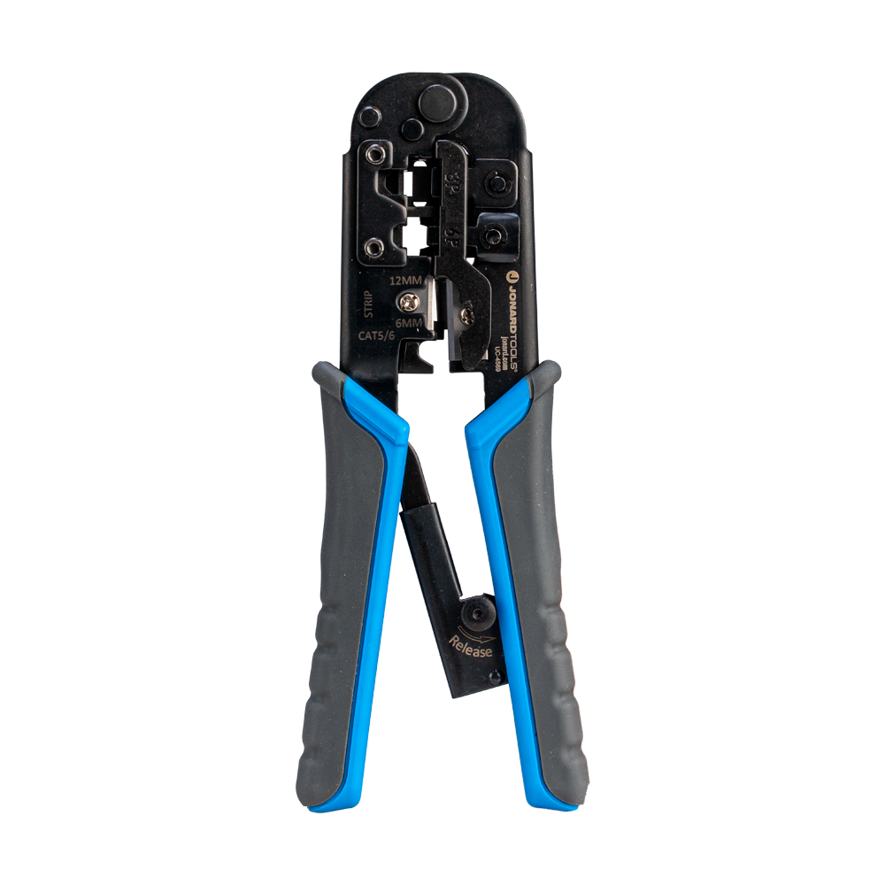 [CON300-CRIM-PRO-EZ] (CON300-CRIM-PRO-EZ) Outil de sertissage pour connecteur - Connecteurs compatibles: EZ-RJ45, RJ11, RJ12 - Câbles compatibles: CAT3, CAT5/5E et CAT6 - Modèle professionnel de haute Qualité - Grande durabilité et conception ergonomique - Rapide et facile à utiliser