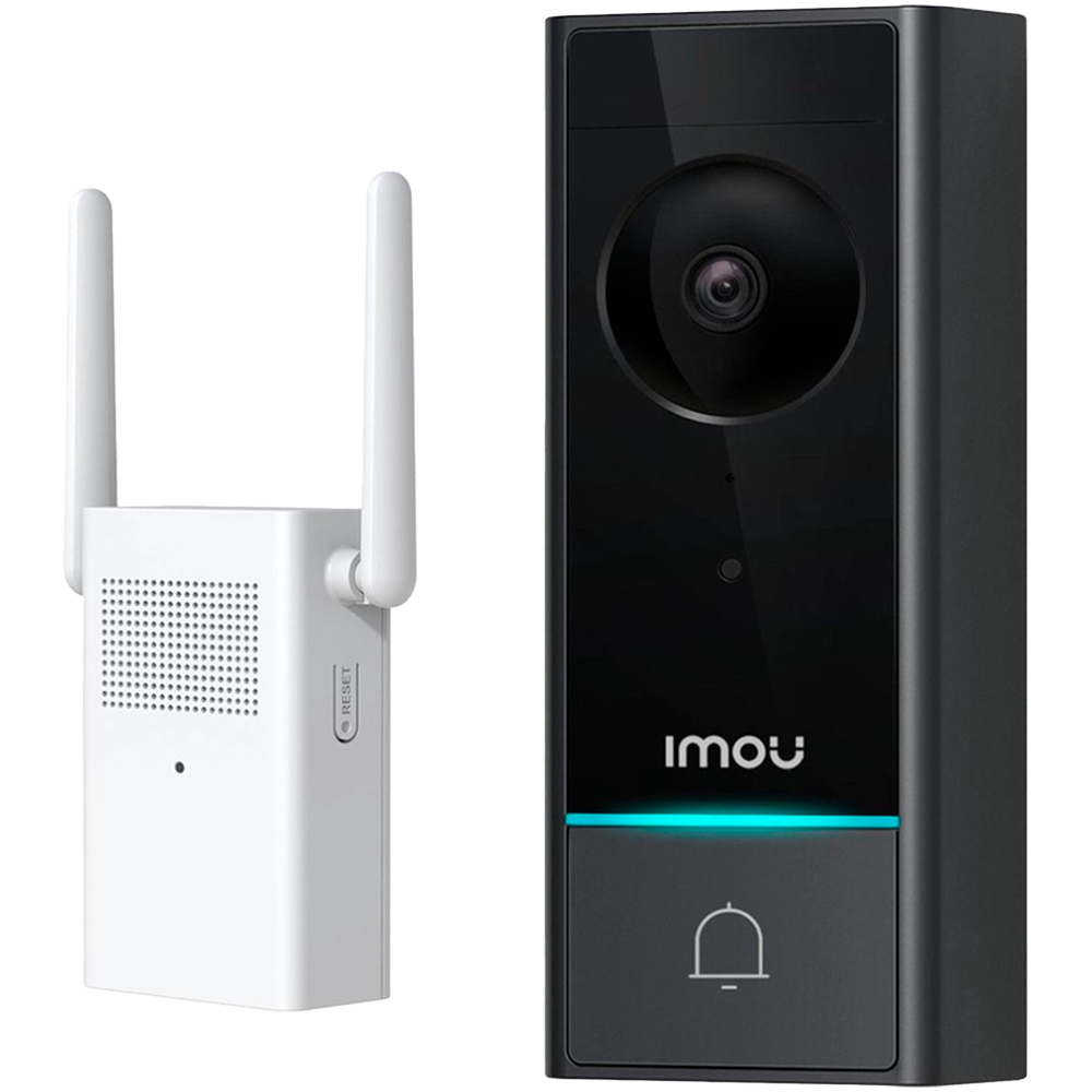 [DB60/DS21-PEUR-IMOU] (DB60/DS21-PEUR-IMOU) Doorbell WiFi a bateria Imou 5 Megapixel 2K - Batería 6200 mAh - Lente 2.0 mm / IR 5m - Detección de humanos por PIR - Audio Bidireccional / Chime - App Imou Life