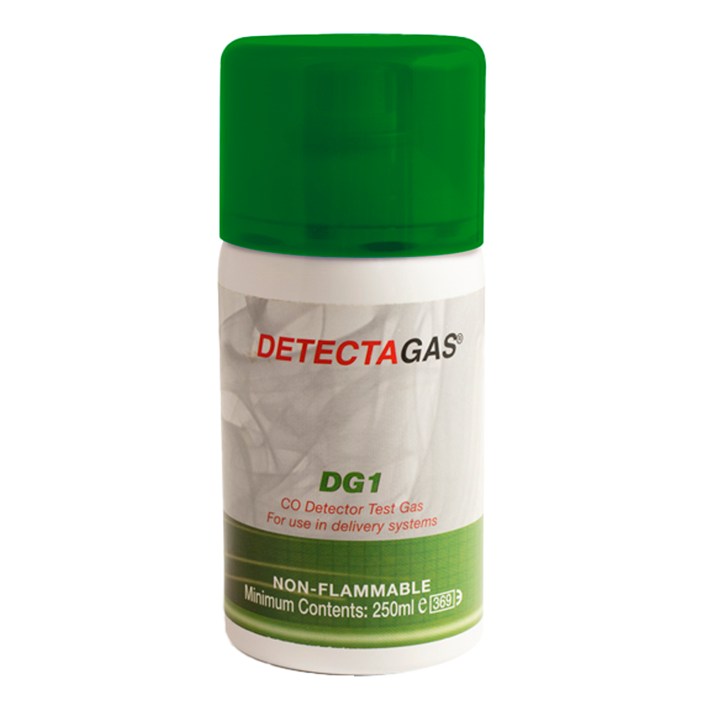 (DG1) Testeur de détecteurs de CO aérosol - 250 ml - Compatible avec la plupart des perches d'essai - Réponse rapide avec une petite quantité d'aérosol - Non inflammable