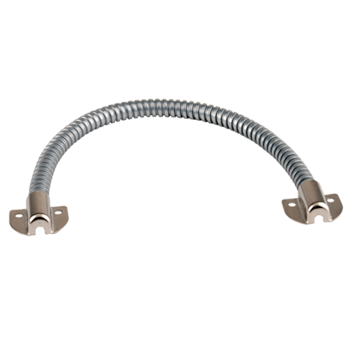 (DLK-403B) Passe-câbles pour portes - Tube flexible - Matériau métallique - Protège les câbles des dommages - Apte pour tout type de portes - 410 (H) x 40 (P) x 13 (L) mm