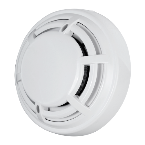 (DMT-D9000-SR-V2) Détecteur d'incendie optique conventionnel - Certificat EN54 partie 7 - Double LED d'alarme pour sa visualisation depuis n'importe quel endroit - Fabriqué en matériel ABS résistant à la chaleur - Ne comprend pas la base - Compatible avec les bases de V2