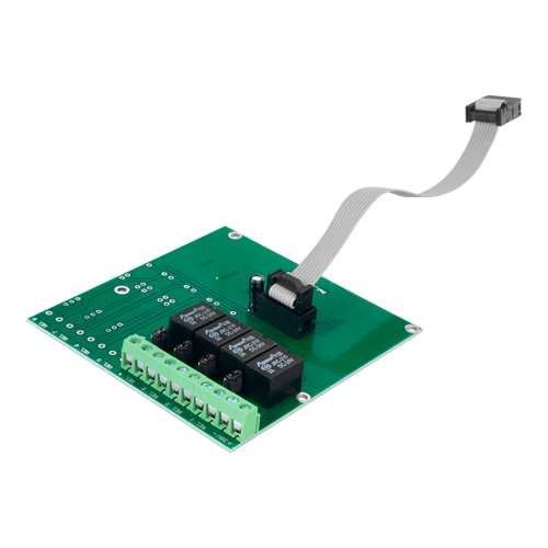 [DMT-M9000R-4] (DMT-M9000R-4) Module de relais conventionnel DMTECH - 4 sorties relais - Jusqu'à 3A/125VAC ou 3A/30VDC - Alimenté depuis la centrale - Compatible avec les coupe-feu DMTECH