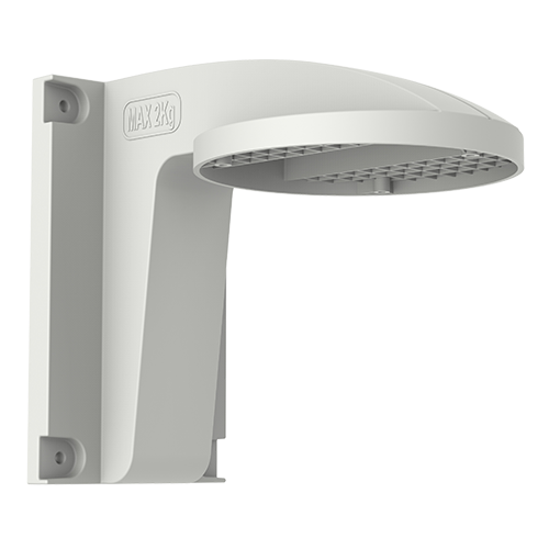 (DS-1258ZJ-L) Support mural - Pour caméras dôme - 183 mm (H) x 136 (L) x 213 (Pr) - Charge maximale 2 Kg - ABS+PC / Couleur blanc - Design esthétique et résistant