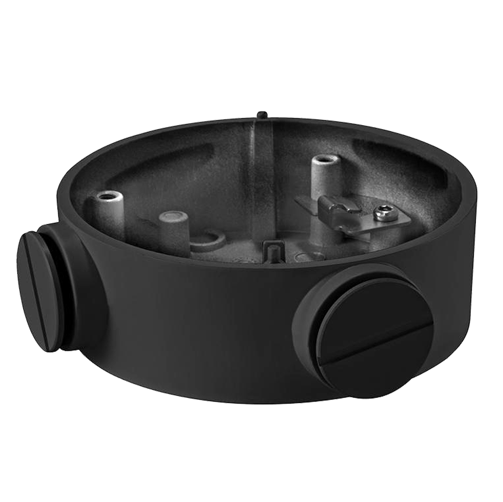 [DS-1260ZJ-BLACK] (DS-1260ZJ-BLACK) Boite de connexions - Pour caméras bullet - Convient pour une utilisation en extérieur - Installation dans un plafond ou un mur - Couleur noir - Passage de câble