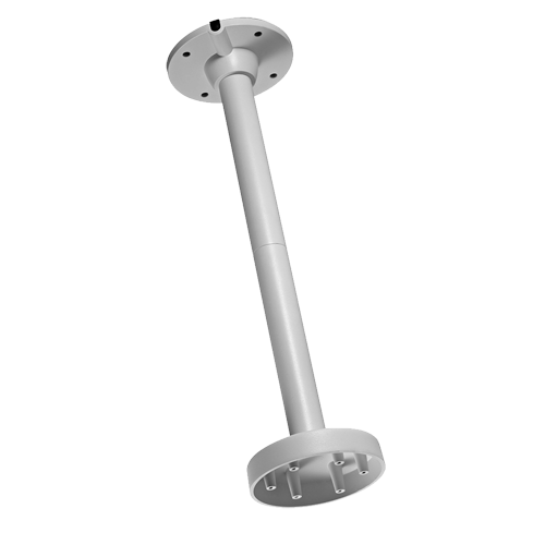 [DS-1271ZJ-110] (DS-1271ZJ-110) Support plafond - Hauteur 560 mm - Adapté pour une utilisation extérieure - Couleur blanche - Fabriqué en aluminium - Passage de câble