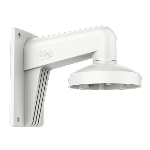 [DS-1273ZJ-130] (DS-1273ZJ-130) Support mural - Convient pour le dôme - Adapté pour une utilisation extérieure - Couleur blanche - Passage de câble - 183.5 (H) x 120 (L) x 132 (φ) mm