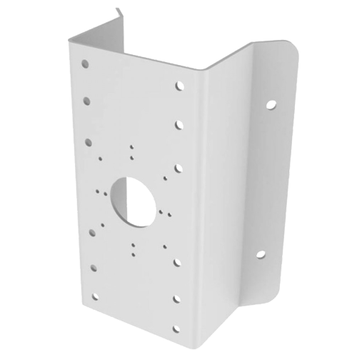 (DS-1276ZJ) Support pour coin - Angle d'ouverture 90º - Adapté pour une utilisation extérieure - Couleur blanche - Compatible avec Hiwatch Hikvision - Passage de câble