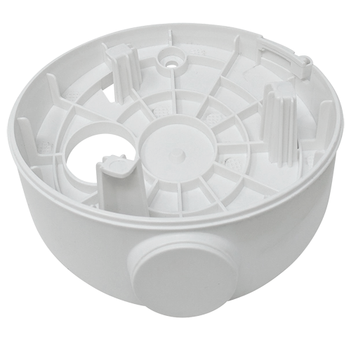 (DS-1281ZJ-DM27) Boite de connexions - Pour caméras dôme - Apte à un usage intérieur - Installation pour plafond incliné - Passage de câble - Couleur blanche