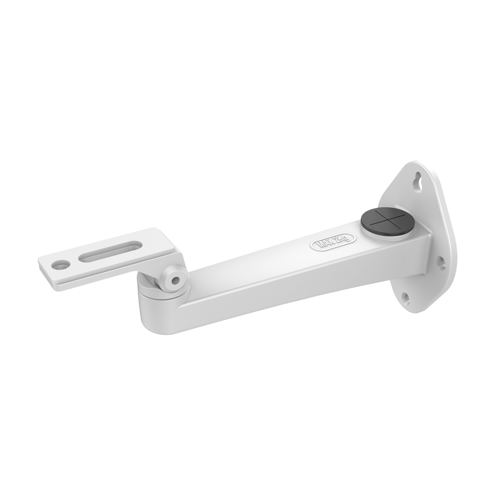 [DS-1292ZJ] (DS-1292ZJ) Support mural - Pour caméras box et bullet - Adapté pour une utilisation extérieure - Couleur blanche - Compatible avec Hiwatch Hikvision - Passage de câble