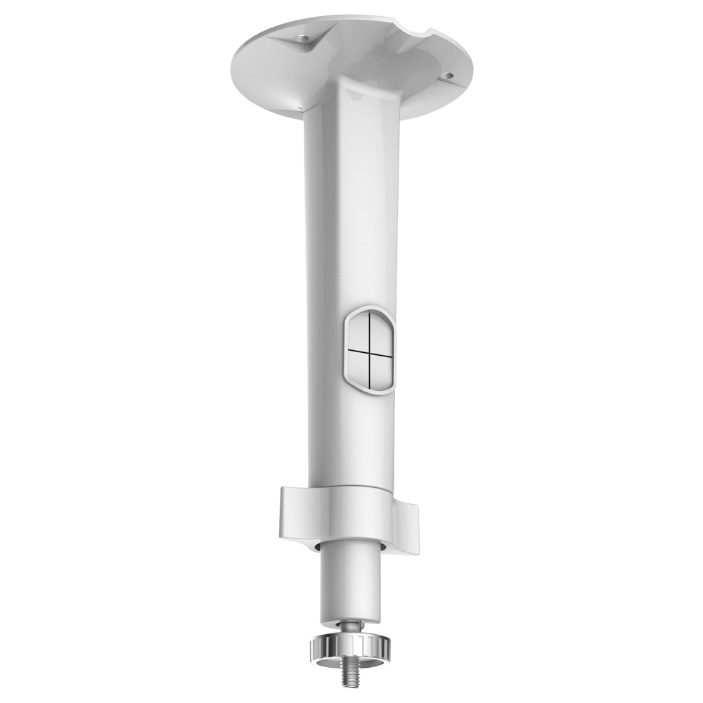 [DS-1299ZJ] (DS-1299ZJ) Support plafond - Hauteur 198 mm - Adapté pour une utilisation extérieure - Alliage d'aluminium - Passage de câble - Couleur blanche