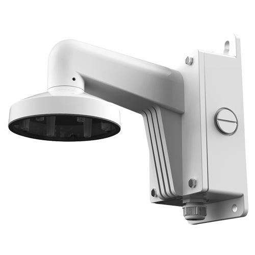(DS-1473ZJ-135B) Support mural - Boite de connexions - Adapté pour une utilisation extérieure - Couleur blanche - Compatible avec Hiwatch Hikvision - Passage de câble