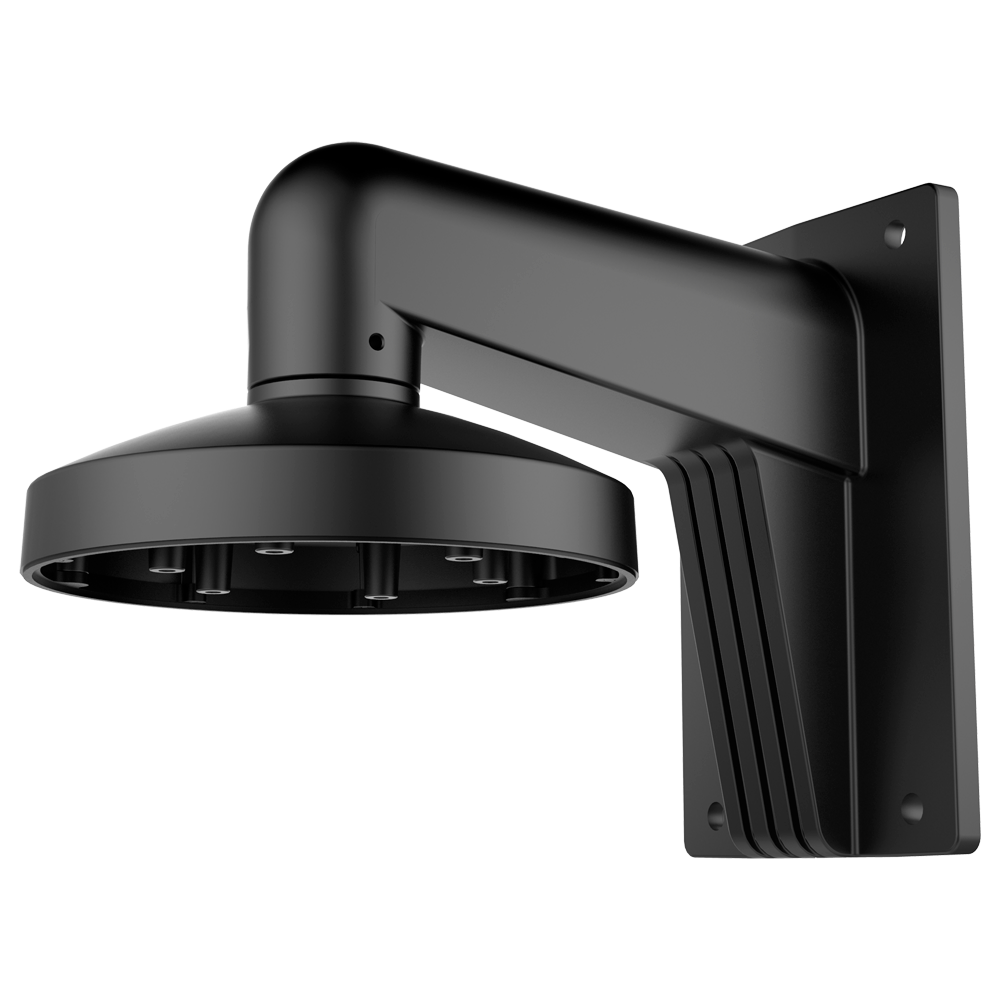 (DS-1473ZJ-155(Black)) Support mural - Boite de connexions - Adapté pour une utilisation extérieure - Couleur noir - Compatible avec Hiwatch Hikvision - Passage de câble