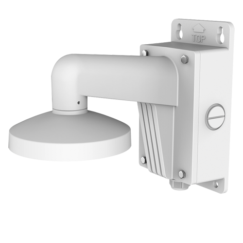 (DS-1473ZJ-155B) Support mural - Boite de connexions - Adapté pour une utilisation extérieure - Compatible avec Hiwatch Hikvision - Passage de câble - Couleur blanche