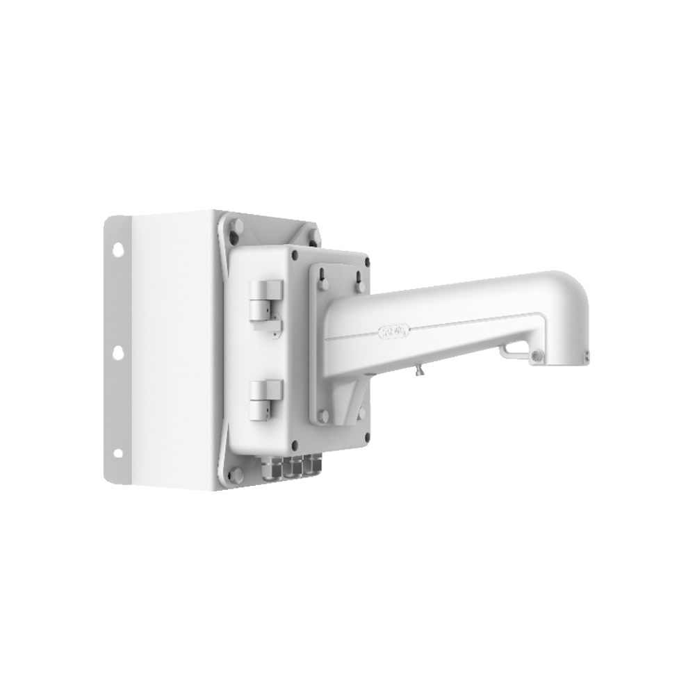 [DS-1602ZJ-BOX-CORNER] (DS-1602ZJ-BOX-CORNER) Support d'angle avec boîte de raccordement - Boite de connexions - Adapté pour une utilisation extérieure - Convient pour une installation en angle - Couleur blanche - 314 (H) x 255.5 (L) x 546.4 (Pr) mm