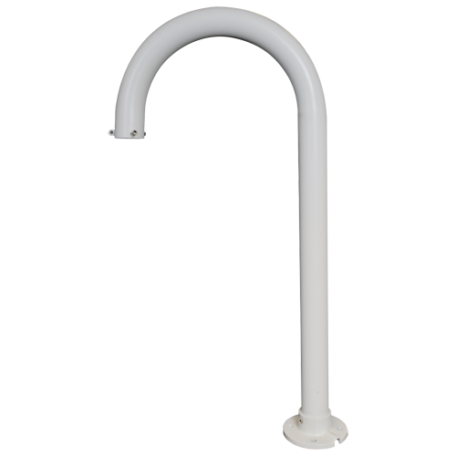 (DS-1619ZJ) Support corniche pour dômes motorisés - Convient pour une utilisation en extérieur - Installation au sol - Couleur blanche - Passage de câble - 841 mm (H) x 130 (L) mm x 455 (Pr) mm