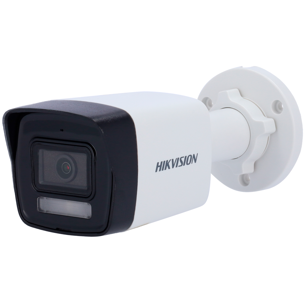 (DS-2CD1043G2-LIU(4mm)) Caméra Bullet IP gamme Value Hikvision - Résolution 4 Mpx (2560x1440) [%VAR%] - Objectif 4 mm - Lumière hybride 30 m | WDR 120 dB - Détection de mouvement 2.0 - Microphone intégré | PoE | IP67