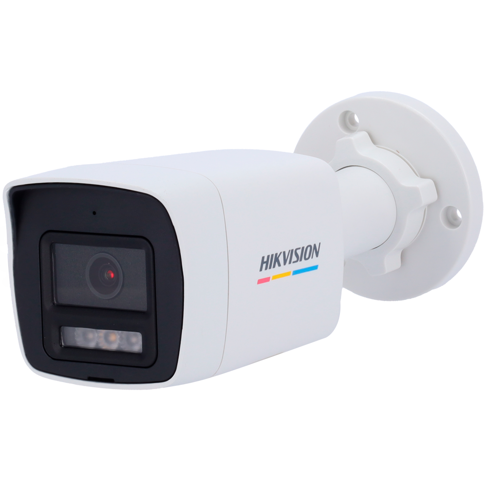 (DS-2CD1047G2H-LIU(4mm)) Camera Hikvision IP Bullet - Gamme Value  - 4 MP | Objectif 4.0 mm | CouleurVu - IR 30 m | WDR 120 dB | Microphone intégré - PoE | H.265+| IP67 | Détection de mouvement 2.0 - WEB, Software CMS, Smartphone et NVR