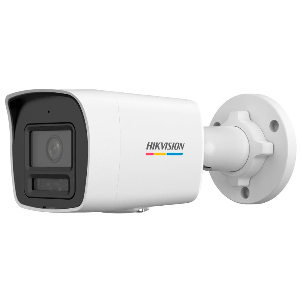 [DS-2CD1047G3H-LIU(2.8mm)] (DS-2CD1047G3H-LIU(2.8mm)) Caméra IP Bullet gamme VALUE ColorVu3.0 Hikvision - Résolution 4 MPx | PoE IEEE802.3af - ColorVu3.0: image en couleurs HIKAI-ISP F1.0 1/1.8" - 2.8 mm | Microphone | Lumière hybride jusqu'à 30m - Détection de mouvement 3.0 -  IP67