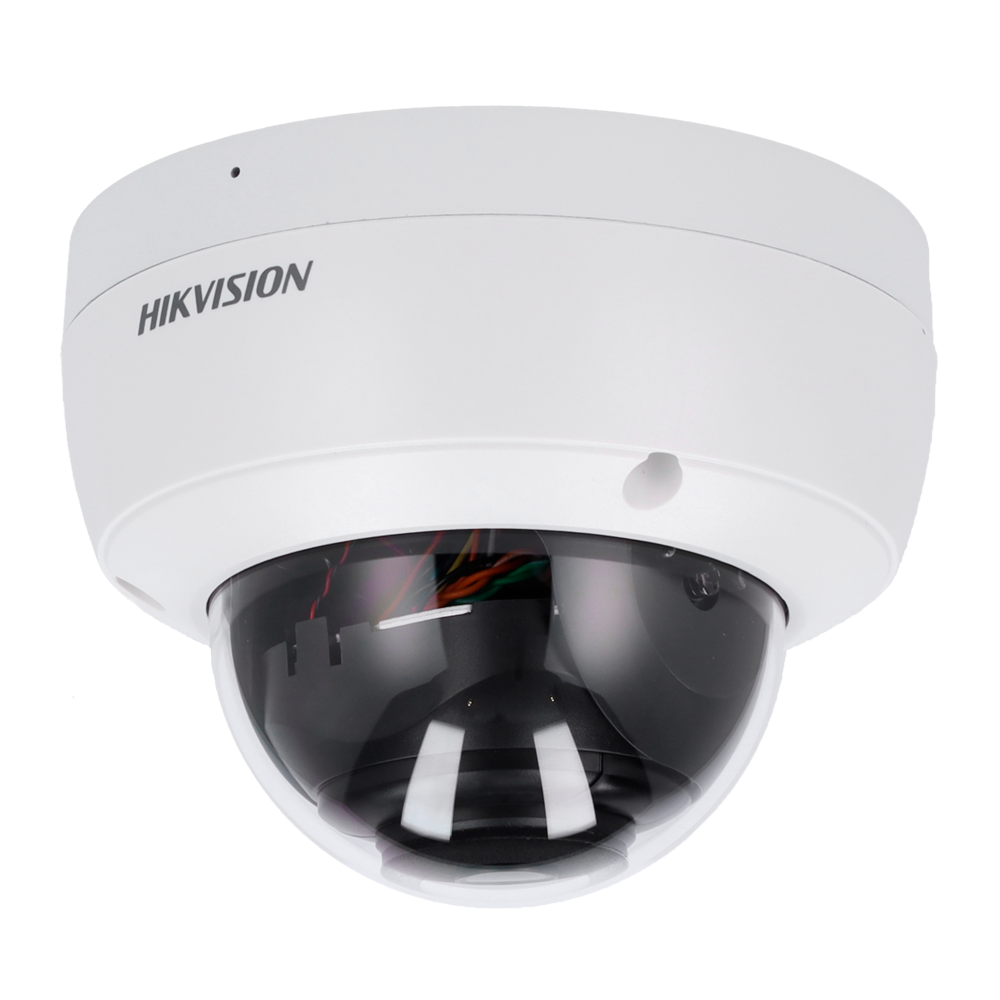 [DS-2CD1123G2-IUF(2.8mm)] (DS-2CD1123G2-IUF(2.8mm)) Caméra dôme IP Hikvision - Gamme Value | microSD 256 Go - 2 MP : Objectif 2.8 mm : Microphone intégré - IR 30 m | DWDR | Détection de mouvements 2.0 - PoE | H.265+| IP67 | IK10 - WEB, Software CMS, Smartphone et NVR