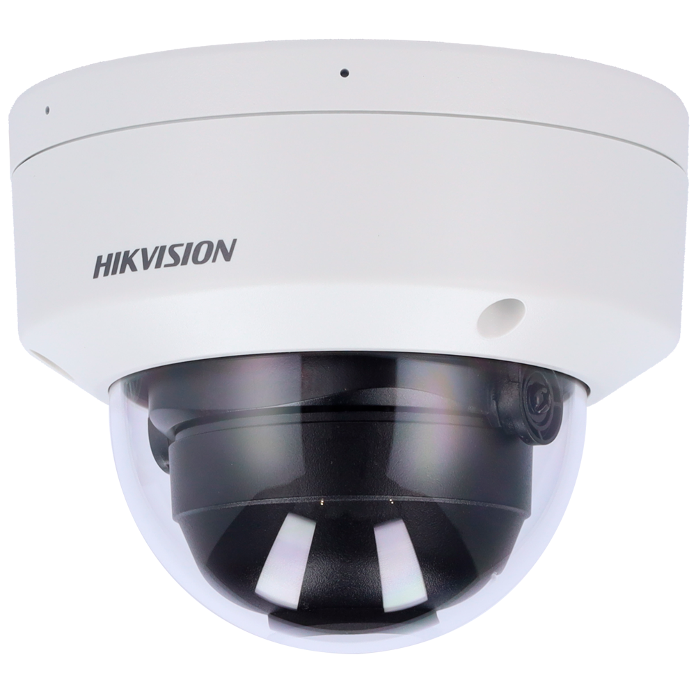 [DS-2CD1123G2-LIU(4mm)] (DS-2CD1123G2-LIU(4mm)) Caméra dôme IP gamme VALUE Hikvision - Résolution 2 Mpx (1920x1080) [%VAR%] - Objectif 4 mm - Portée de la lumière hybride 30 m - Détection de mouvement 2.0 - Microphone intégré | IP67 | IK08