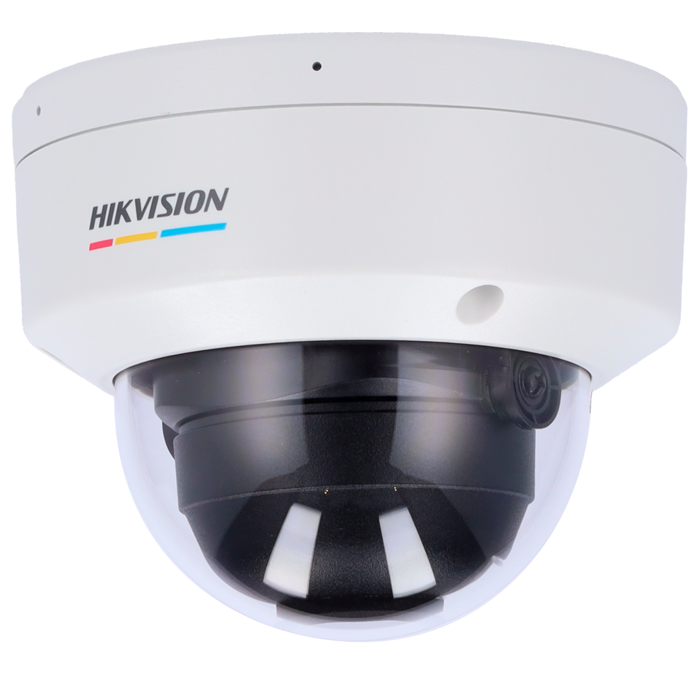 [DS-2CD1127G2H-LIU(2.8mm)] (DS-2CD1127G2H-LIU(2.8mm)) Caméra dôme IP Hikvision - Gamme Value | microSD 256 Go - 2 MP | Objectif 2.8 mm | CouleurVu - IR 30 m | DWDR | Détection de mouvements 2.0 - PoE | H.265+| IP67 | IK08 |Microphone intégré - WEB, Software CMS, Smartphone et NVR