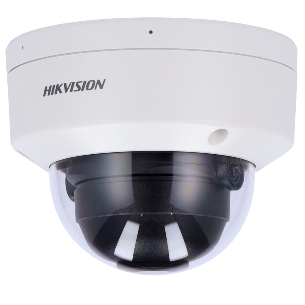 (DS-2CD1163G2-LIU(2.8mm)) Caméra dôme IP Hikvision - Gamme Value - 6 MP : Objectif 2.8 mm : Microphone intégré - IR 30 m | WDR 120 dB - PoE | H.265+| IP67 IK08  Det. 2.0 mouvement - WEB, Software CMS, Smartphone et NVR