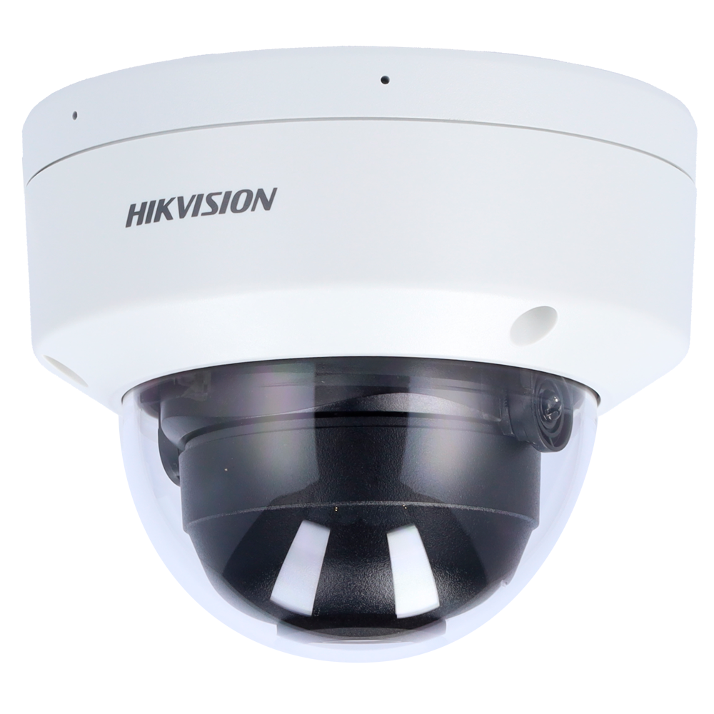 [DS-2CD1183G2-LIU(2.8mm)] (DS-2CD1183G2-LIU(2.8mm)) Hikvision - Caméra Dôme IP gamme Value - Résolution 8 Mégapixel (3840x2160) - Capteur 2.8 mm | Microphone intégré - Portée de la lumière hybride 30 m | PoE (IEEE802.3af) - Détection de mouvement 2.0 | IP67, IK08
