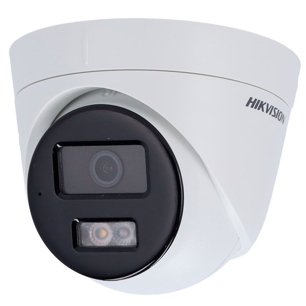 [DS-2CD1341G2-LIU(4mm)] (DS-2CD1341G2-LIU(4mm)) Caméra Turret IP gamme Value Hikvision - Résolution 4 MP - Objectif 4 mm - Lumière hybride 20 m - Détection de mouvement 2.0 - PoE | IP67 | Microphone intégré | DWDR