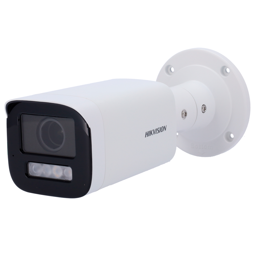 (DS-2CD1623G2-LIZSU(2.8-12mm)) Caméra Bullet IP Hikvision VALUE - Résolution 2 Mégapixel (1920x1080) - Objectif motorisé 2.8~12 mm - Portée de la lumière hybride 50 m | PoE | H.265+ | IP67 m - Microphone intégré | Alarmes | Audio - Détection de mouvement 2.0 | MicroSD