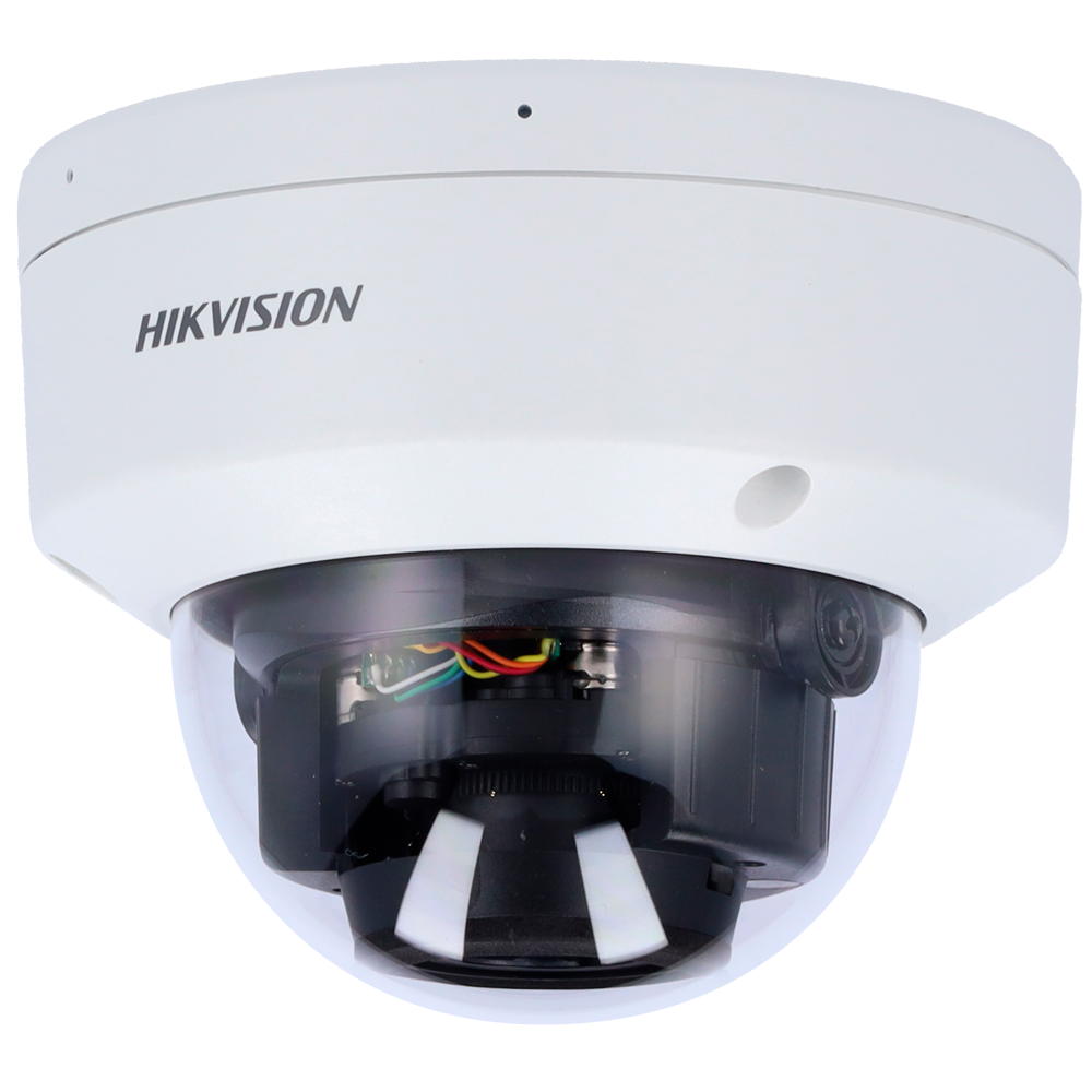 [DS-2CD1763G2-LIZSU(2.8-12mm)] (DS-2CD1763G2-LIZSU(2.8-12mm)) Caméra dôme IP Hikvision - Gamme CORE | microSD 512 Go - 4 MP | Objectif motorisé 2.8~12 mm - IR 30 m : WDR 120 dB : Mic : Audio : Alarme - PoE | H.265+ | IP67 | IK08 | [%VAR%] | Lumière blanche - WEB, Software CMS, Smartphone et NVR