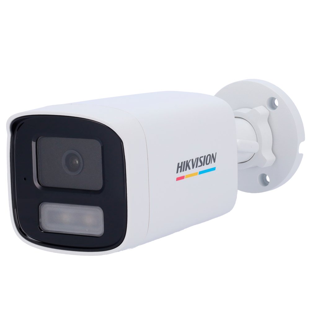 [DS-2CD1T47G2H-LIU(4mm)] (DS-2CD1T47G2H-LIU(4mm)) Camera Hikvision IP Bullet - Gamme Value - 4 MP | Objectif 4.0 mm | CouleurVu - IR 50 m | WDR 120 dB | Microphone intégré - PoE | H.265+| IP67 | Détection de mouvement 2.0 - WEB, Software CMS, Smartphone et NVR