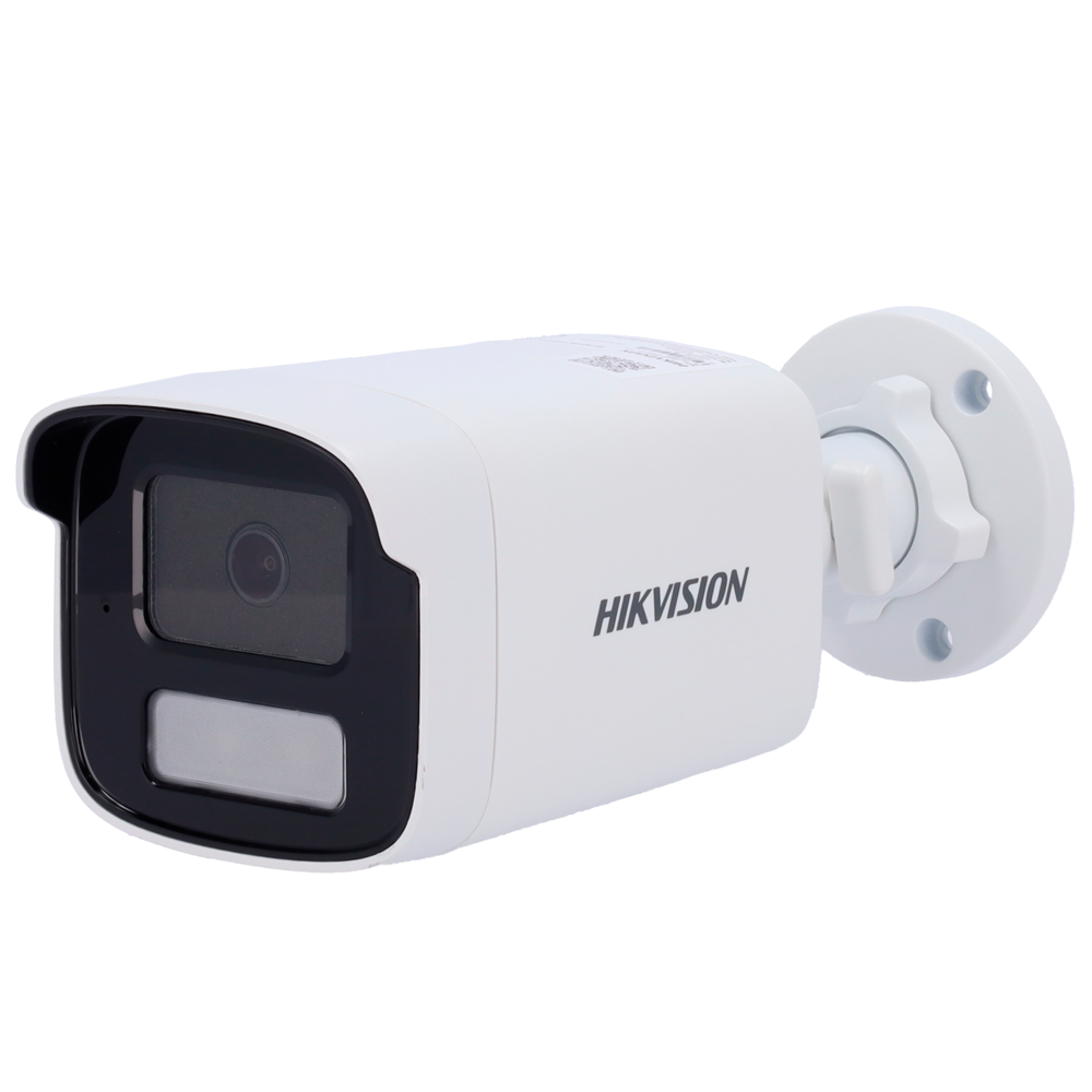 (DS-2CD1T83G2-LIU(4mm)) Hikvision - Caméra Bullet IP gamme Value - Résolution 8 Mégapixel (3840x2160) - Capteur 4 mm | Microphone intégré - Portée de la lumière hybride 50 m | PoE (IEEE802.3af) - Détection de mouvement 2.0