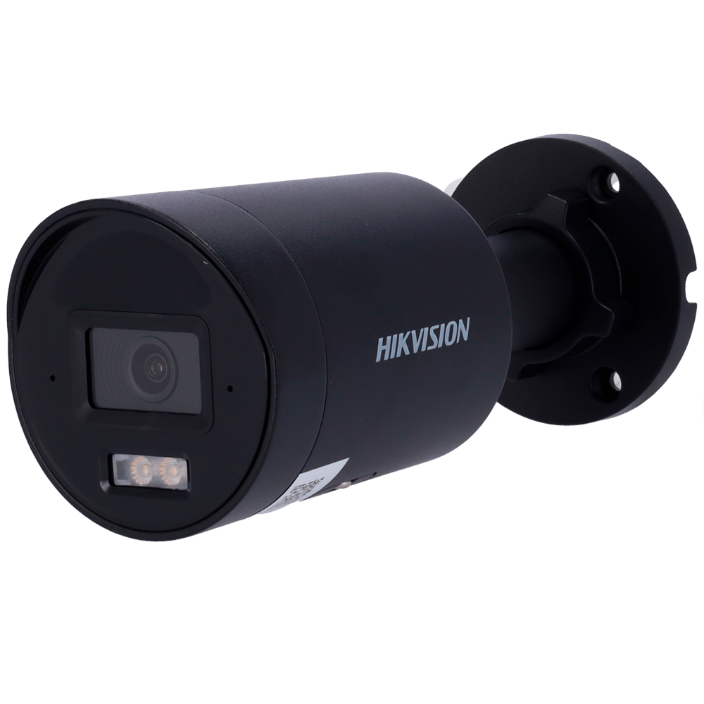 [DS-2CD2043G2-LI2U(2.8mm)(BLACK)] (DS-2CD2043G2-LI2U(2.8mm)(BLACK)) Hikvision - Cámara Bullet IP gama PRO - Resolución 4 Megapíxel (2688x1520) - Lente 2.8 mm | Micrófono dual en array - Luz híbrida alcance 40 m | MicroSD - Detección de movimiento 2.0 | AcuSense | PoE