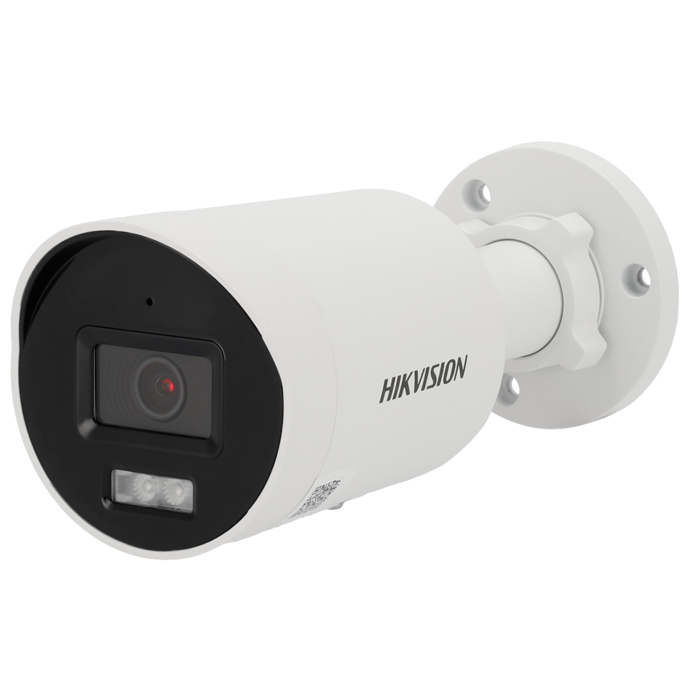 (DS-2CD2046G2H-IU(2.8mm)(eF)) Hikvision - Caméra Bullet IP gamme PRO - Résolution 4 Megapixel | Powered by DarkFighter  - Objectif 2.8 mm | Microphone intégré | PoE - Portée IR 40 m | détection de mouvement 2.0  - AcuSense | Reconnaissance faciale | MicroSD