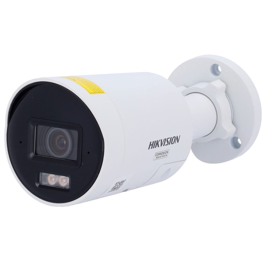 (DS-2CD2047G3-LI2UY/SL(2.8mm)) Caméra IP Bullet gamme PRO ColorVu3.0 Hikvision - Résolution 4 MPx | PoE IEEE802.3at  - ColorVu3.0: image en couleurs HIKAI-ISP F1.0 1/1.8" - 2.8 mm | [Double microphone | Lumière hybride jusqu'à 40m - AcuSense3.0 | Sirène et flash dissuasif -  IP67 | NEMA 4X