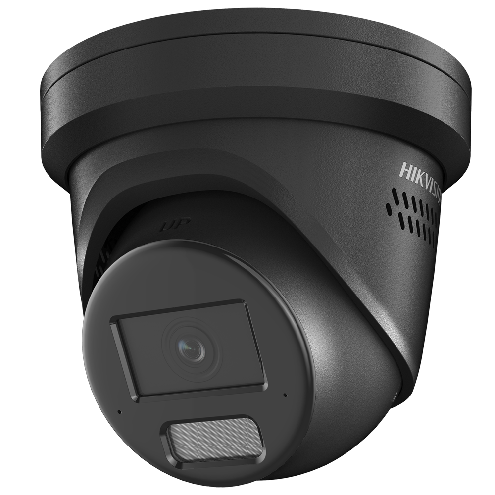 [DS-2CD2346G2H-IS2U/SL(2.8mm)(eF)/BLACK] (DS-2CD2346G2H-IS2U/SL(2.8mm)(eF)/BLACK) Caméra IP Turret gamme PRO Hikvision - Résolution 4 Mégapixel (2688x1520) - Objectif 2.8mm - PoE+ | IR 30m | 2 microphones et haut-parleurs - AcuSense | Face capture | Lumière blanche de dissuasion - Détection de mouvement 2.0