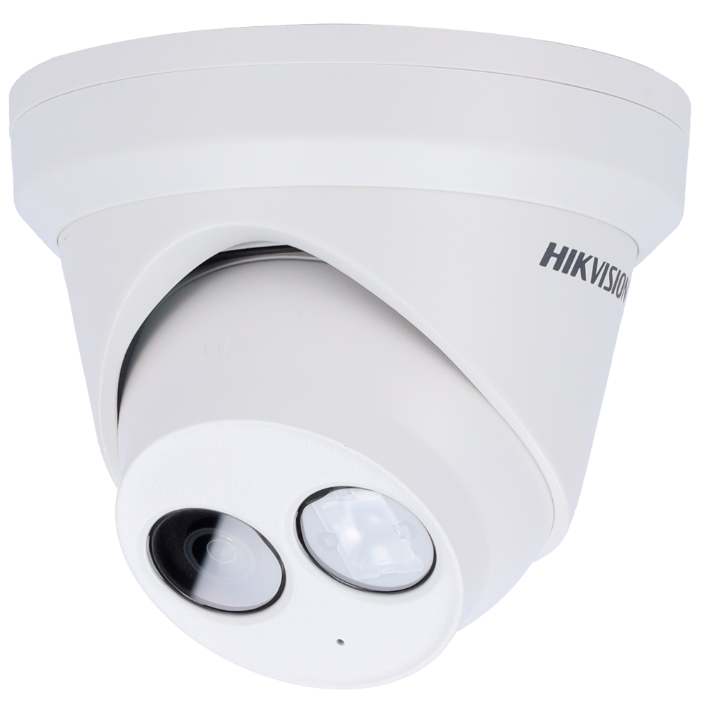 (DS-2CD2363G2-IU(2.8mm)) Hikvision - Caméra IP à tourelle Gamme PRO - Résolution 6 Mégapixel (3200x1800) - Objectif 2.8 mm | Microphone intégré | PoE - Portée IR 30 m | détection de mouvement 2.0 - AcuSense | Détection des visages