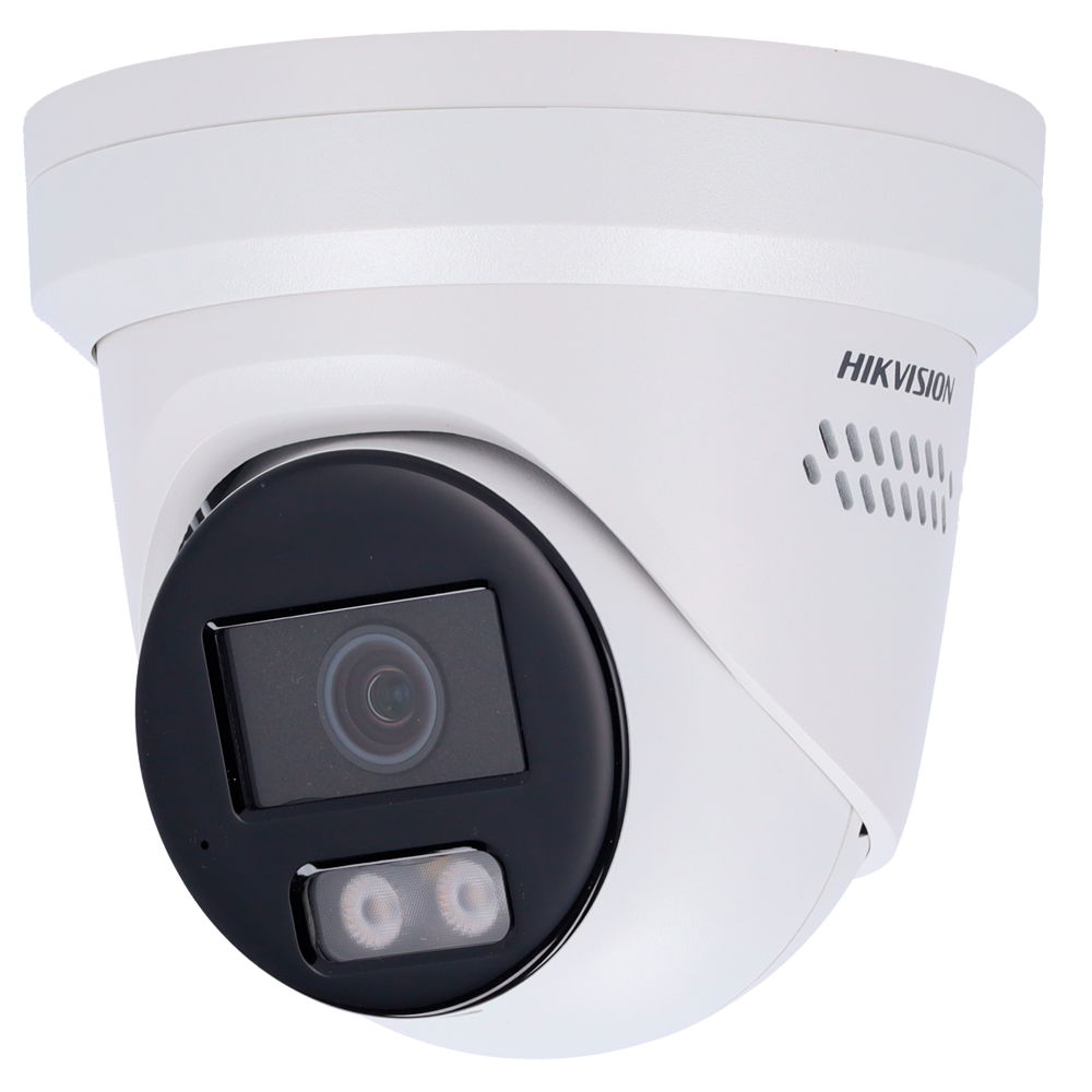 [DS-2CD2387G2H-LISU/SL(2.8mm)(eF)] (DS-2CD2387G2H-LISU/SL(2.8mm)(eF)) Hikvision - Caméra IP à tourelle Gamme PRO - Résolution 8 MPx | PoE | Alarmes | ColorVu - 2.8 mm | Microphone | Sirène et flash dissuasif - Lumière hybride 30 m | Détection de mouvement 2.0 - AcuSense | Reconnaissance faciale | IP67 | Audio