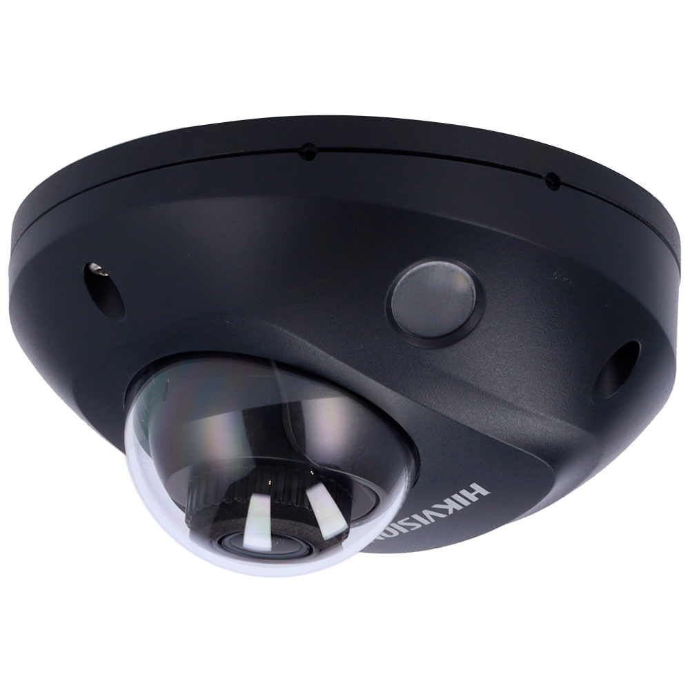 [DS-2CD2543G2-LIS2U(2.8mm)/BLACK] (DS-2CD2543G2-LIS2U(2.8mm)/BLACK) Hikvision cámara Domo IP gama PRO - Resolución 4 Megapíxel (2688x1520) - Lente 2.8 mm | Micrófono dual en array - Alarmas | Audio | MicroSD - Luz híbrida alcance 30 m | PoE | IP67, IK08 - Detección de movimiento 2.0 | AcuSense