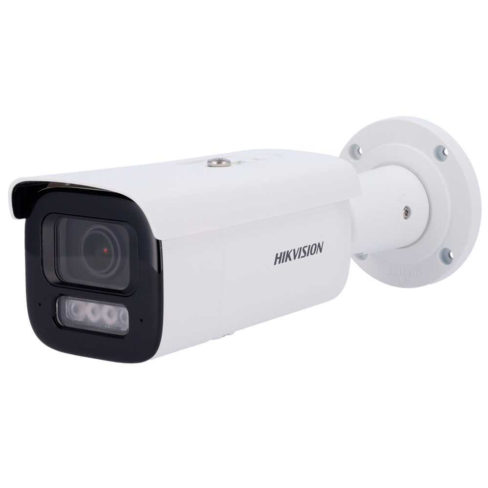 [DS-2CD2643G2-LIZS2U(2.8-12mm)] (DS-2CD2643G2-LIZS2U(2.8-12mm)) Caméra Bullet IP gamme PRO Hikvision - Résolution 4 Mégapixel (2688x1520) - Obj varifocal motorisé 2.8~12 mm - Lumière hybride 60 m | Détection de mouvement 2.0 - AcuSense | PoE+ | MicroSD | IP67 | IK10 - Alarmes | Audio | Double microphone en réseau