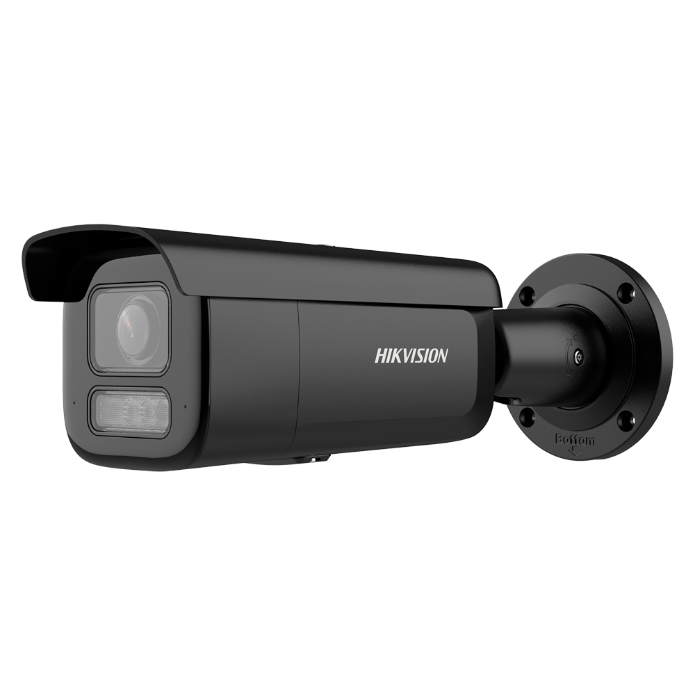 [DS-2CD2643G2-LIZS2U(2.8-12mm)/BLACK] (DS-2CD2643G2-LIZS2U(2.8-12mm)/BLACK) Caméra Bullet IP gamme PRO Hikvision - Résolution 4 Mégapixel (2688x1520) - Obj varifocal motorisé 2.8~12 mm - Lumière hybride 60 m | Détection de mouvement 2.0 - AcuSense | PoE+ | MicroSD | IP67 | IK10 - Alarmes | Audio | Double microphone en réseau