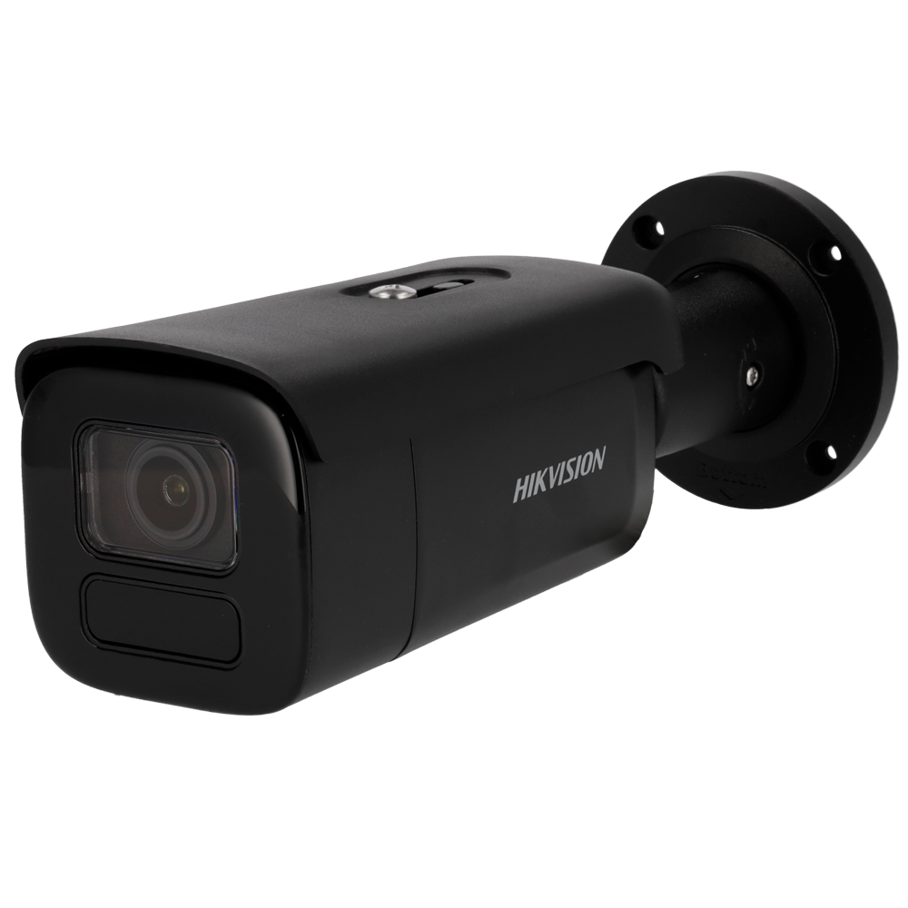[DS-2CD2646G2HT-IZS(2.8-12)/eF//BLK] (DS-2CD2646G2HT-IZS(2.8-12)/eF//BLK) Hikvision - Caméra Bullet IP gamme PRO - Résolution 4 MPx (2688x1520) | PoE+ | Audio - Objectif varifocal 2.8~12 mm | Alarmes - Portée IR 60 m | détection de mouvement 2.0 - AcuSense | Reconnaissance faciale | IP67, IK10