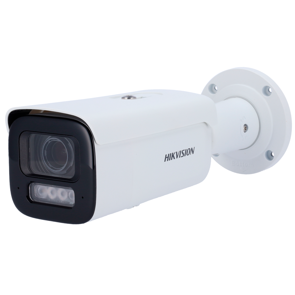 [DS-2CD2667G2HT-LIZS(2.8-12mm)(eF)] (DS-2CD2667G2HT-LIZS(2.8-12mm)(eF)) Caméra Bullet IP Gamme PRO Hikvision - Résolution 6 MP | Objectif motorisé 2.8~12 mm - Alarmes | Audio | MicroSD - Portée de la lumière hybride 60 m | PoE + - Détection de mouvement 2.0 | WDR 130 dB - AcuSense | Détection des visages